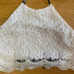 White Lace Coastal Cowgirl Western Granola Cropped Halter Top Size undefined Photo 1