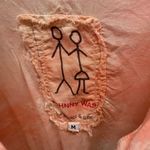 Johnny Was  Boho Tunic Sleeveless Shirt Coral Pink Tie Dye Size M Mini Dress Photo 4