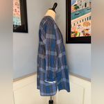 Victoria's Secret Rare 90s Vintage  Country Cottons Blue Plaid Long Sleeve Dress Photo 2