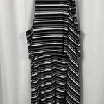 Torrid Black&White Stripe Jersey Twofer Tank Dress Sz.2 NWT Photo 4