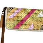 Fossil  Print Phone Wristlet Bright Tech Zip Around Wallet Clutch SL5096670 Photo 4