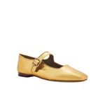 Sam Edelman  Michaela in Medallion Gold Leather 7.5 with box Womens Flats Shoes Photo 5