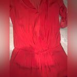 Trouvé red wrap style romper satin contemporary boho classic designer spring Size XS Photo 2