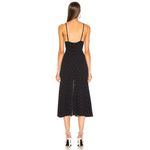 Alice McCALL  Women's Black Oscar Ruched Polka Dot Sleeveless Midi Dress Size 2 Photo 2