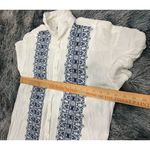 cupio  White Dress Womens Large ‎ Embroidery Photo 4