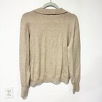 Faherty  JACKSON SWEATER POLO-OATMEAL HEATHER Size Large Photo 4
