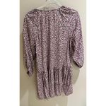 H&M  Floral Mini Dress Long Sleeve Tiered Casual Cottagecore XS Photo 1