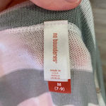 No Boundaries  gray striped open cardigan size medium (7-9)‎ Photo 5