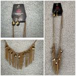 Paparazzi Bragging Rights Collection Brass Necklace Set Formal Boho Bling Y2K Photo 1