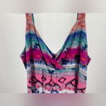 Metaphor ‎ V neck multicolor multiprint maxi dress, size XL Photo 1