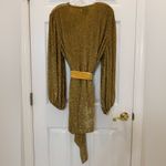 Retrofete Gabrielle Sequin Robe Dress in Gold Size Medium Photo 3