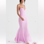 House Of CB LOREN Pink Maxi Dress New with Ribbon Tag W1897 Sz XS Photo 2