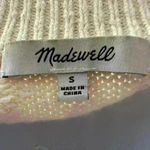 Madewell Top Dip Dye Raglan Sweater Tee Ivory, Yellow (P10) Photo 4