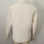 Liz Claiborne Crazy Horse  ivory quilted barn jacket size large Photo 4