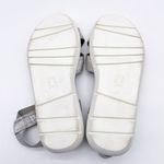 Naturalizer  Womens 6.5W Lily Silver Metallic Leather Sandal Comfort Summer Beach Photo 5