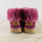 UGG  AUSTRALIA Bougainvillea Suede Classic Mini Fluff Shearling Boots - US 7 Photo 4