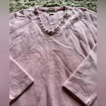 One Step Up  size large pink embellished sweater Photo 1