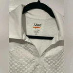 IZOD  Performance Movement Cool Fx White Collared V Neck Sleeveless Polo Size L Photo 1