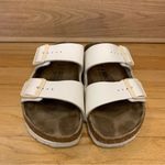 Birkenstock  Arizona Birko-Flor Sandals in Eggshell - Size 38 Photo 2