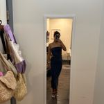 ZARA  Navy Ruched Dress 💙 Photo 6