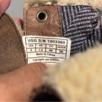 UGG  Zea Brown Leather Shearling Women's Wedge Lace-Up Boots size 9 Photo 7