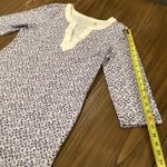 Tommy Bahama  Aubrey Blue Tile Print Tunic Dress Size XS deep ultramarine Photo 4