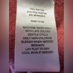 Retrology mauve long sleeved cowl neck sweater Pink Size L Photo 5