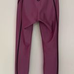 Alo Yoga Airlift High-Waist 7/8 Line Up Legging & Bra Set - Soft Mulberry • Top S Photo 5