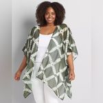 Lane Bryant ‎ Elbow-Sleeve Chiffon Sheer Overpiece NWT OS Photo 1