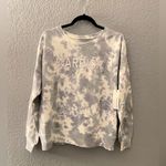 Lacausa NWT  Anthropology Warrior Tie Dyed Crewneck Sweatshirt Blue Grey … Photo 1