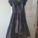 Making The Cut Elegant Black Evening Gown Size Small New Ruffle High Low Photo 6