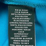 Lauren Ralph Lauren Dress Women Size 6 Blue Floral Mini Lined Keyhole Top Back Photo 4