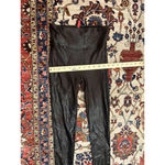 Spanx  Faux Leather Brown Snakeskin Leggings High Rise Shape Compression Photo 2