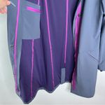 Title Nine NEO Gray Trench Coat Grey Purple Size Small Photo 8