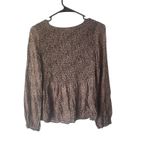 Urban Romantics Urban‎ Romantics Women's Size Medium Cheetah Babydoll Top Photo 4