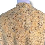 Sole Society Mustard Yellow Speckled Knit Open Front Short Sleeve Poncho Wrap Photo 6