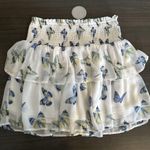 Disney  Alice Butterfly Mini Skirt Medium Y2K Fairy Tiered Cottagecore Boho Sheer Photo 4