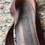 Predictions  Leather Solutions 90s Vintage Brown Huarache Fisherman Flats 7 Photo 10