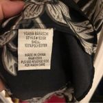 Yoana Baraschi  BALINESE PAISLEY PINK BLACK GOLD SLEEVELESS PRINT FAUX WRAP DRESS Photo 5