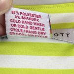 Gretchen Scott Dress XS The Hinckley Stripe Split Neck Short Shift Retro Preppy Photo 6