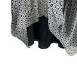 Joie  Women Andora 100% Silk Dress XS Black Geometric Mini Chiffon Sheer‎ Dainty Photo 8