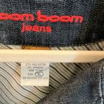 Boom Boom Jeans  Denim Jacket cute striped lining cover buttons Photo 1