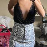 Missguided Misguided Faux Snakeskin Skirt Photo 0