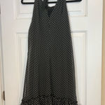 Jonathan Martin  Black and White Polka Dot Dress Sleeveless Knee length Photo 3