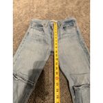 Levi's Wedgie Straight Women's Light Wash Distressed Size 28 Jeans Photo 8