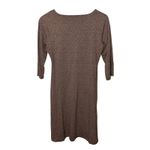 Toad & Co Toad & Co Rosalinda Dress Brown Geometric Print V Neck 3/4 Sleeve Small Casual Photo 6