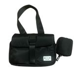 Wilo the Label Black Quilted Crossbody Waist Belt Bag with Adjustable Strap NWOT Photo 0