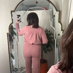 Free People NWT Beach Lindsay Sweater Jumpsuit Pink Size Medium Photo 2