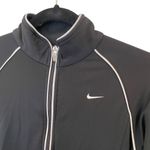 Nike VTG Dri-Fit Track Jacket Zip Up Black & White Photo 3