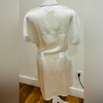 Linea Donatella Wedding White satin robe maid of honor wedding party Photo 3